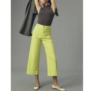 THE COLETTE CROPPED WIDE-LEG PANTS BY MAEVE. Size 32 Tall. NWT